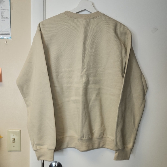 Spain Adult Unisex Crewneck Sweatshirt In Sand Size S. - Picture 9 of 12